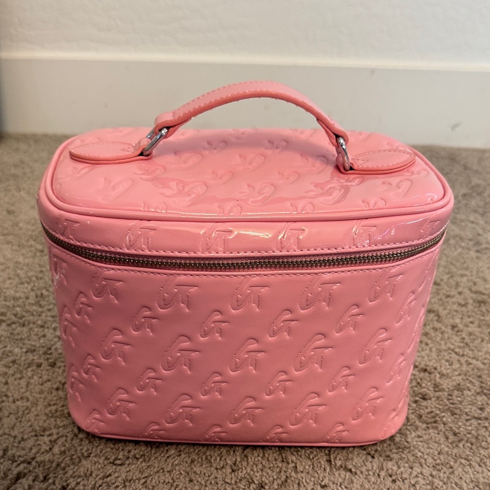 Pre-loved Glamaholic Embossed Pink Toiletry bag